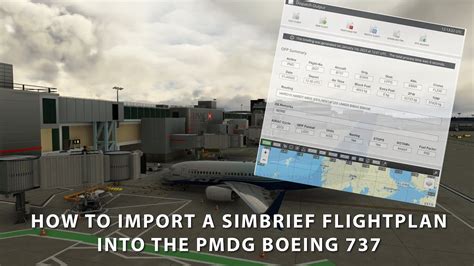 Msfs How To Import A Simbrief Flight Plan Into Pmdgs Boeing 737
