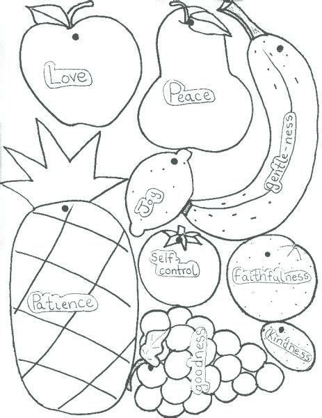Use these printable fruits for craft time. Fruit of the Spirit Coloring Pages Printable | Bible ...