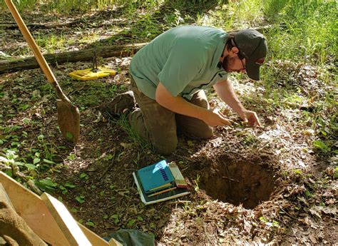 Dvids Images Army Corps Archaeologist Conducts Shovel Test Pits For