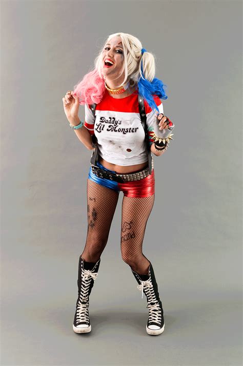 how to make suicide squad s harley quinn costume via brit co halloween all hallows night eve