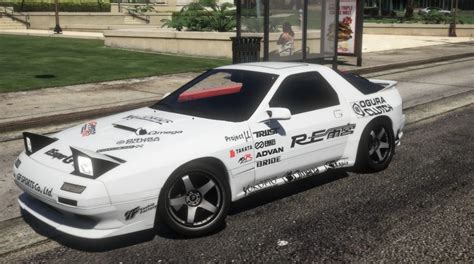 Mazda Rx 7 Fc3s Lhd Add On Tuning Template Animated Gta5