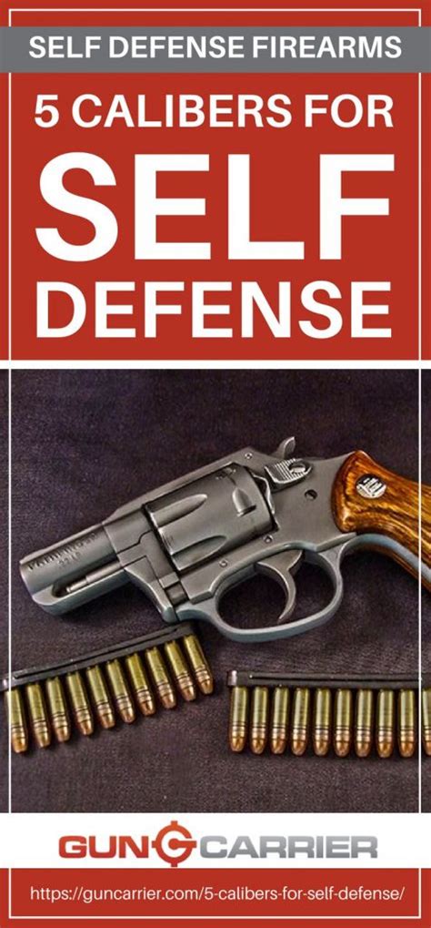5 Best Calibers For Self Defense Self Defense Firearms