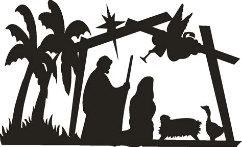 Free Nativity Clipart Silhouette 10 Free Cliparts Download Images On