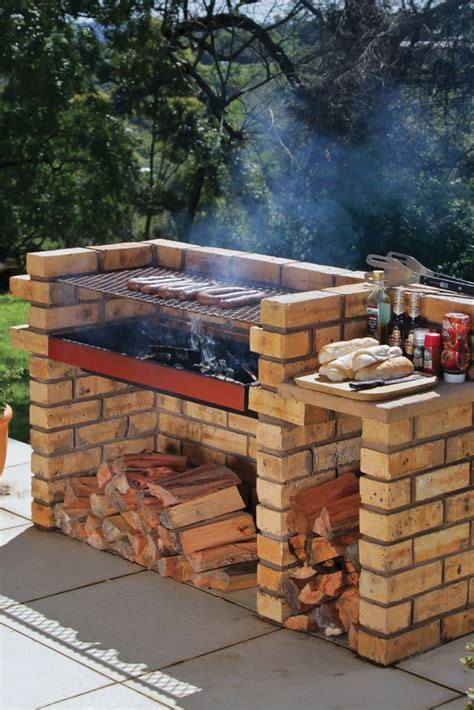 Quick And Easy Built In Barbecue Outdoor Grill Diy Backyard Patio