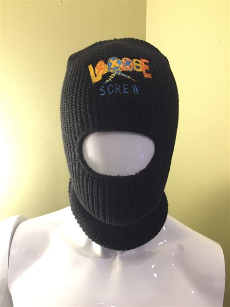 Ski Mask Looose Screw Logo Hoodies To Match