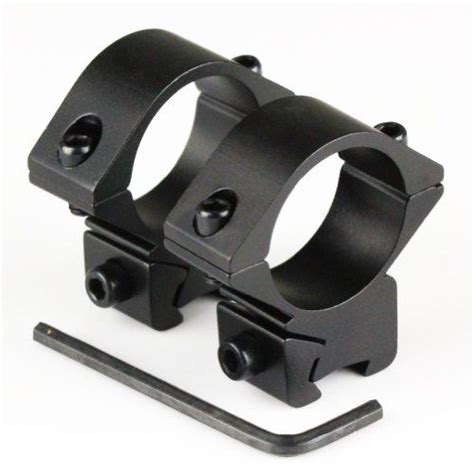 Very100 2pcs 254mm Low Profile Dovetail 11mm Scope Mount Rail Ring For