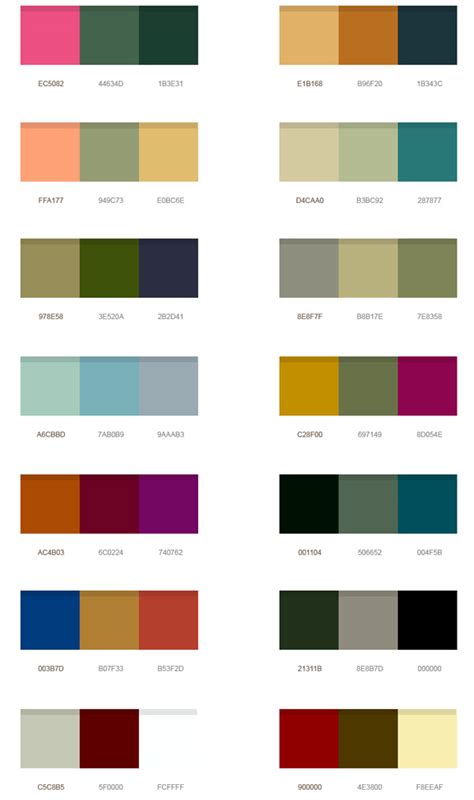 14 wonderful color palettes (PSD) - GraphicsFuel