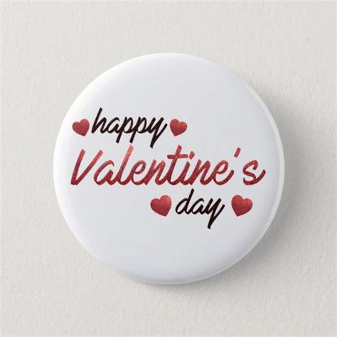 Valentines Day Buttons And Pins Decorative Button Pins Zazzle
