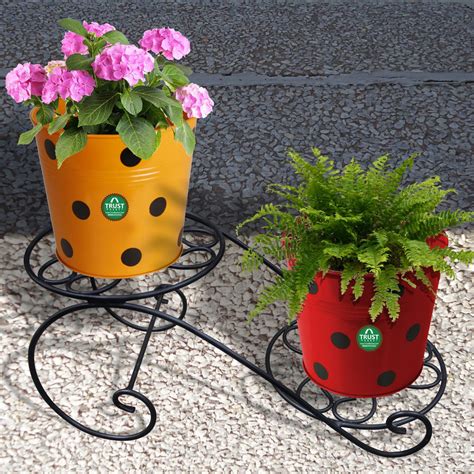 Table Top Planter Stand Set Of 2 Trustbasket
