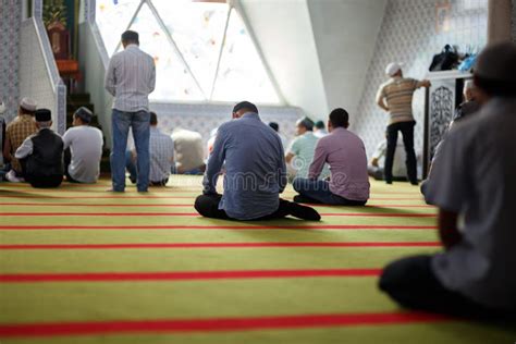 Muslims Pray In The Mosque Editorial Stock Image Image Of Ramadan