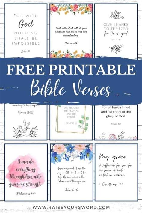 365 Free Printable Scripture Cards To Help You Memorize Scripture 2022