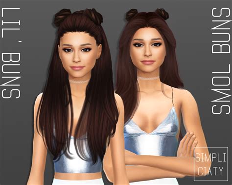 Sims 4 Ccs The Best Accessory Hair Buns By Simpliciaty