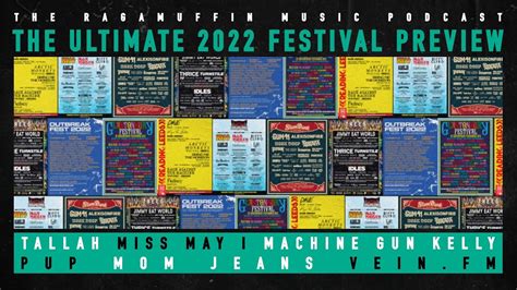 Ragamuffin Music Podcast 16 The Ultimate 2022 Festival Preview Youtube
