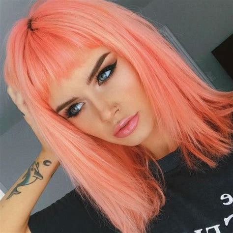 While vibrant, pastel haircolor is having a moment, this, glossy pastel peach haircolor is in a league of it's own. 14 Pastel Hair Colors That Will Make You Consider Dying ...