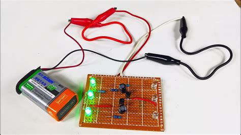 Make Led Project Blinking Led Circuit Simple Flasher Youtube