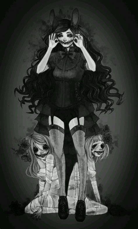 Anime Chibi Manga Anime Anime Art Creepy Drawings Creepy Art Scary