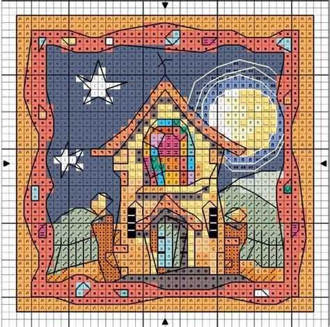 8 in dmc stitches include. Cross Stitch *♥*: Mini | Cross stitch, Cross stitch house ...