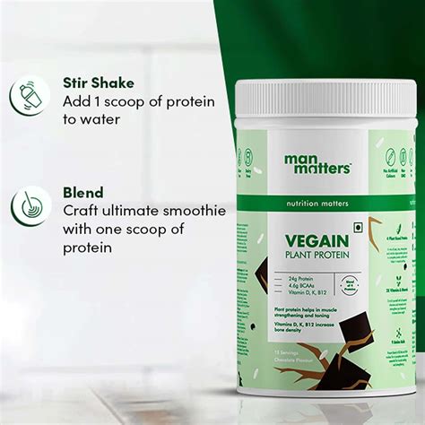 Buy Man Matters Vegain Plant Protein Powder 500g Online And Get Upto 60