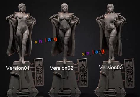 3 Versiobs Black Widow 3d Print Figure Gk Model Kit Unpainted