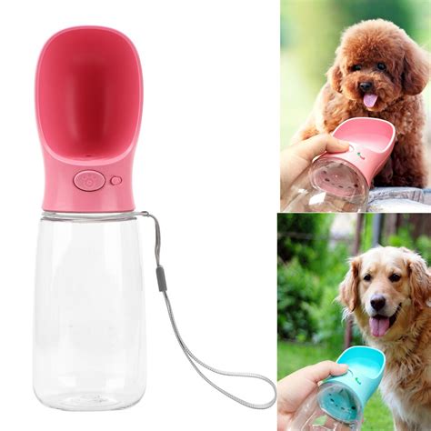 550ml Portable Pet Water Bottle Outdoor Travel Dog Cat Care Cup Miaw