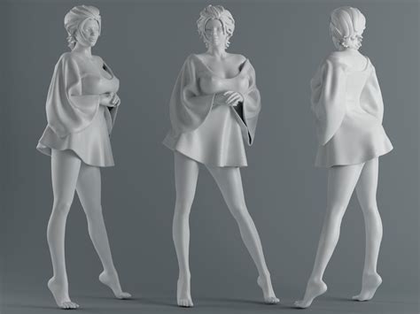 3d Print Model Women Wear Skirts 006 Cgtrader
