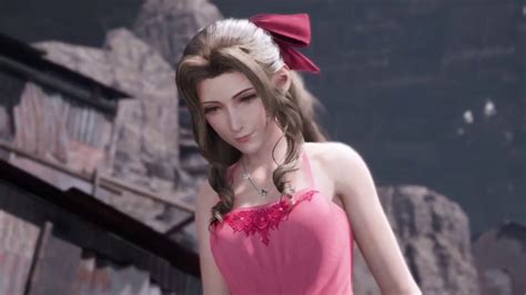 Aerith Joins The Party Wearing The Pink Dress Final Fantasy Vii