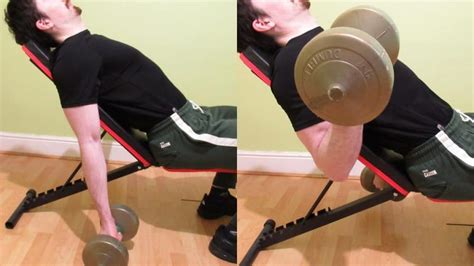 Seated Incline Dumbbell Curl Tutorial Biceps