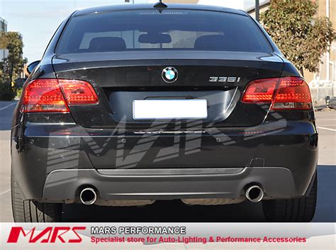 · sold as one set(2 pcs/set )or more. M Tech M Sports style Rear bumper bar for BMW E92 Coupe ...