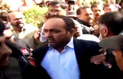 ssp rao anwar arrests mqm leader khawaja izharul hasan such tv