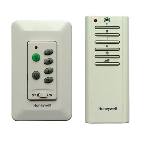 It was not compatible with the controller in the fan, and it would not work once installed with the existing. Honeywell Handheld/Wall-Mount Ceiling Fan Remote in the ...