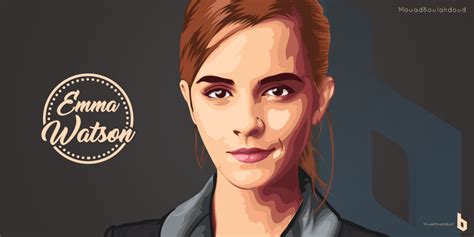 Emma Watson Vector Art On Behance