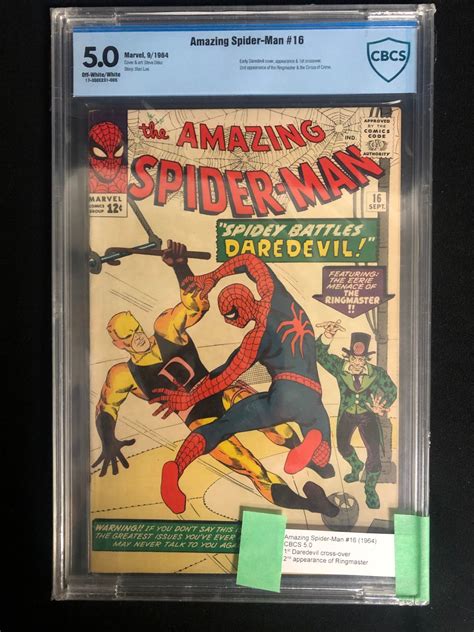 Amazing Spider Man 16 Marvel Comics 1964 Cgc Graded 50