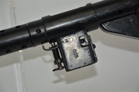 Ww2 Mk5 Sten Gun With Inert Rounds Spare Magazine And Bayonet