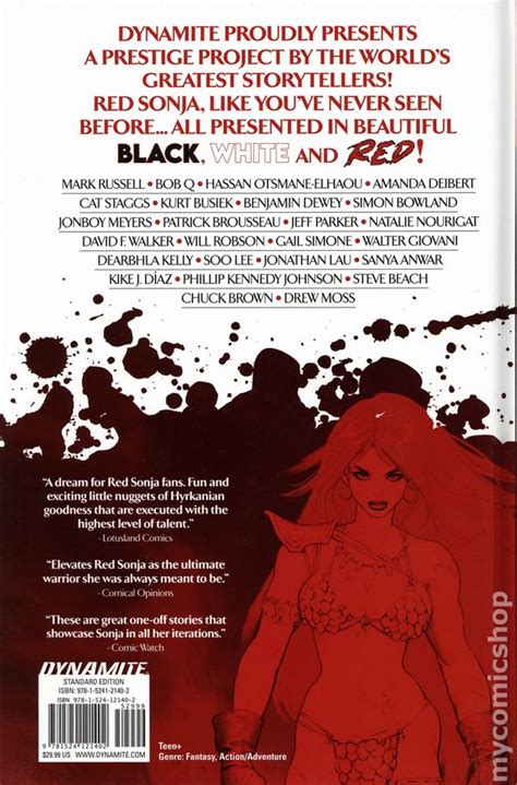 Red Sonja Black White Red Hc 2022 Dynamite Comic Books