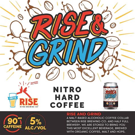 Half Full Brewery Releases “rise And Grind” Hard Coffee With Rise Brewing