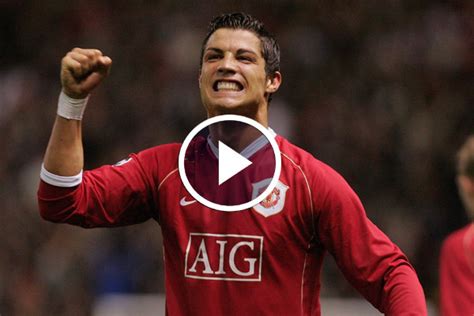 Cristiano Ronaldo First Goal Of Career Video
