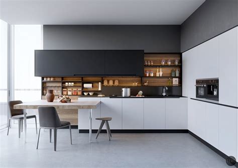 There are multiple ways you can work classic black into your cooking space, from cabinets to backsplashes, and even light fixtures. Black, White & Wood Kitchens: Ideas & Inspiration