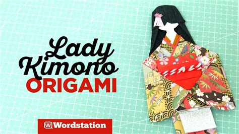 How To Make Gorgeous Kimono Origami Lady Washi Ningyo With A Handbag