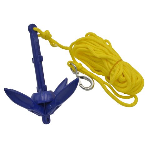 Aluminium Kayak Anchor Kit With 10m Rope Bag 220g Ebay