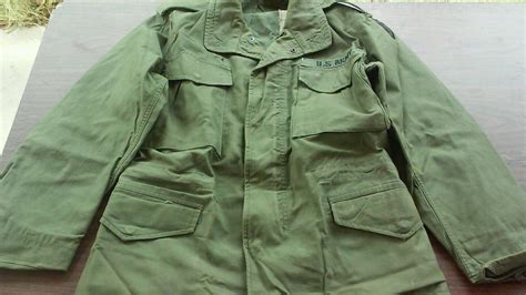 Vietnam Era Us Army M 1965 M 65 Field Jacket Olive Drab Og 107 M65