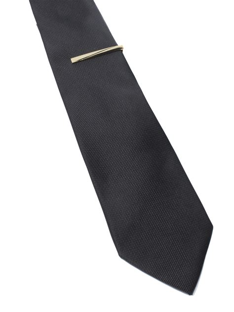 Gold Brushed Tie Bar Accessories Alexandre London