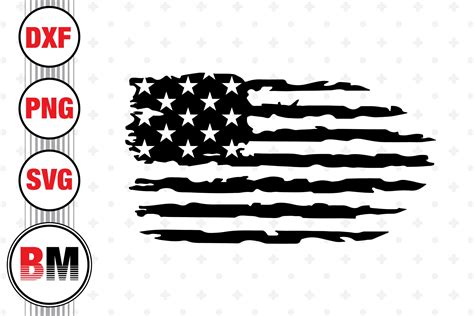 Distressed American Flag Graphic By Bmdesign · Creative Fabrica