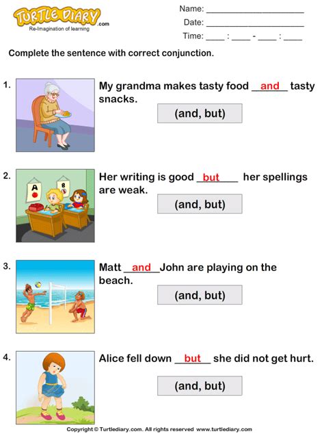 Are you looking for some interesting fun classroom activities to make your learning session interesting and engaging? Fill in the Blanks using Conjunctions But And Worksheet ...