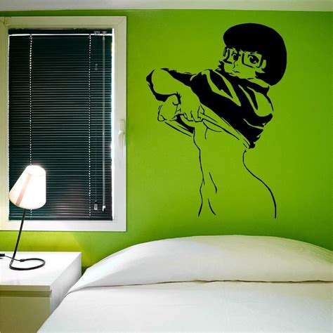 Aliexpress Com Buy SEXY VELMA SCOOBY DOO Vinyl Wall Art Sticker Room Decal Otaku Bedroom Wall