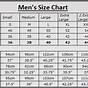 Us Men's Jacket Size Chart