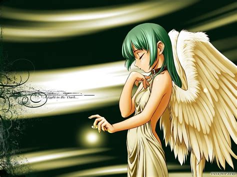 Wallpaper Illustration Anime Wings Mythology Girl Posture Hand
