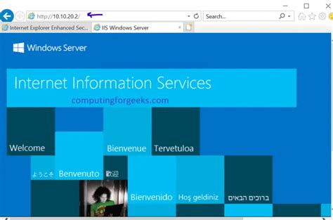 Configure Iis Web Server On Windows Server 2019 Computingforgeeks