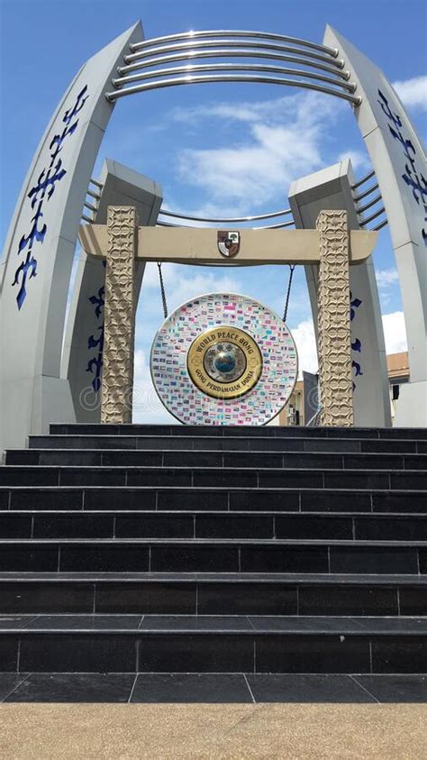 World Peace Gong Located In The City Of Ambon Indonesia Editorial