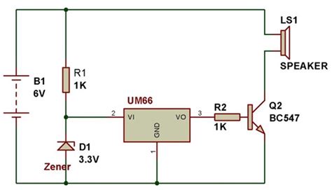 It consists of a chip rom programmed with a particular or tone. How to use UM66 or BT66 Musical IC - BuildCircuit.COM