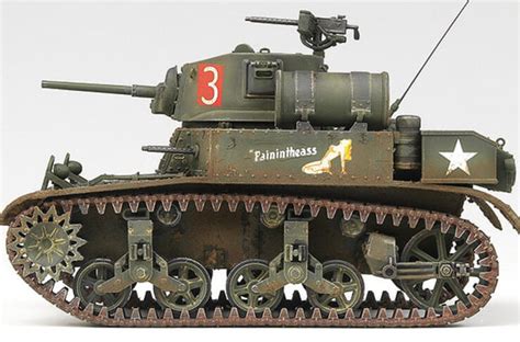 Academy 135 Us M3a1 Stuart Light Tank Replaces Aca01398 Panzer